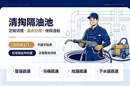 资阳清掏隔油池